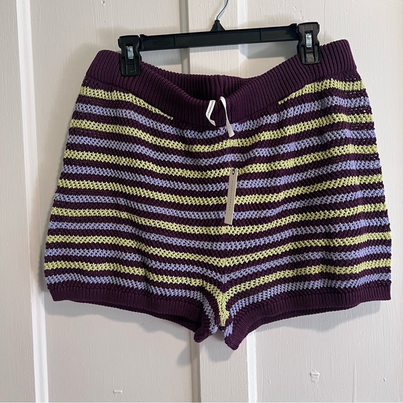 Anthropologie Striped Knit Shorts NWT - Picture 1 of 4